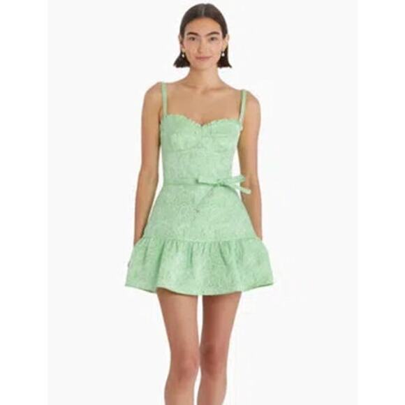 Amanda Uprichard Pants - NEW AMANDA UPRICHARD Giacini Romper In Keylime Sz Medium